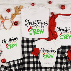 Christmas Crew shirt,Festliches Shirt, Family Matching Tee, Funny Xmas Pajama, Grinch Shirt, Christmas Matching Shirts, Weihnachts-T-Shirt, Christmas Shirt, X-Mas T-Shirt, Weihnachtsmode, Wintershirt, Nikolaus Shirt, Weihnachtstextilien