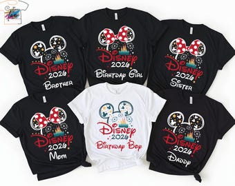 Disney Castle 2026 Family Vacation Shirts, Matching Group Tees