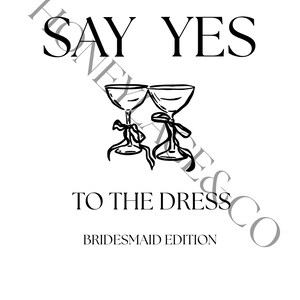 say yes to the bridesmaid dress Lewtemi Set of 33 Signs Wedding Shopping Props Signs Paddles for Bridesmaids and Brides Bachelorette Party Games (Eucalyptus) : Home & Kitchen Say Yes to the Dress