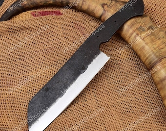 Carbon Steel Handmade Chef Knife Blank Blade, Blank Blades, Hand Forged Blank Blade, Kitchen Knife, Knife Making Material, 1095 steel knife