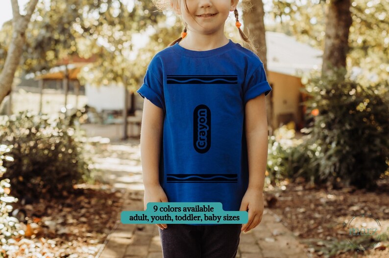 Crayon Shirt for Toddler Crayon Costume Family Costume Etsy