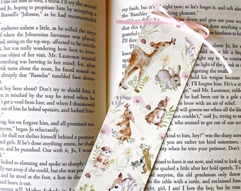 baby forest animals bookmark <3