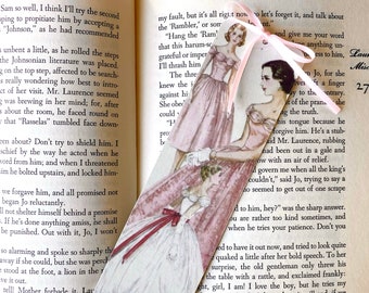 vintage aesthetic vogue pattern bookmark