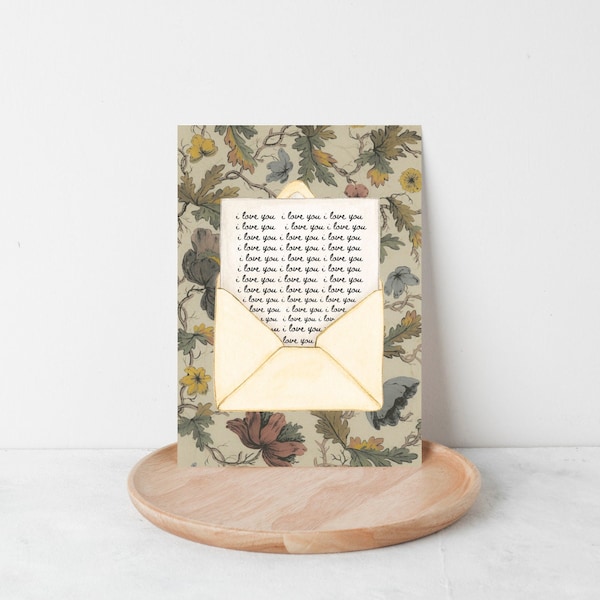 i love you greeting card - any occasion
