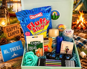 The Ultimate Fun Filled Camp Box, Blue Boy's Sleepaway Camp Box