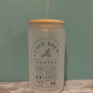 Cold Brew Glass Cup