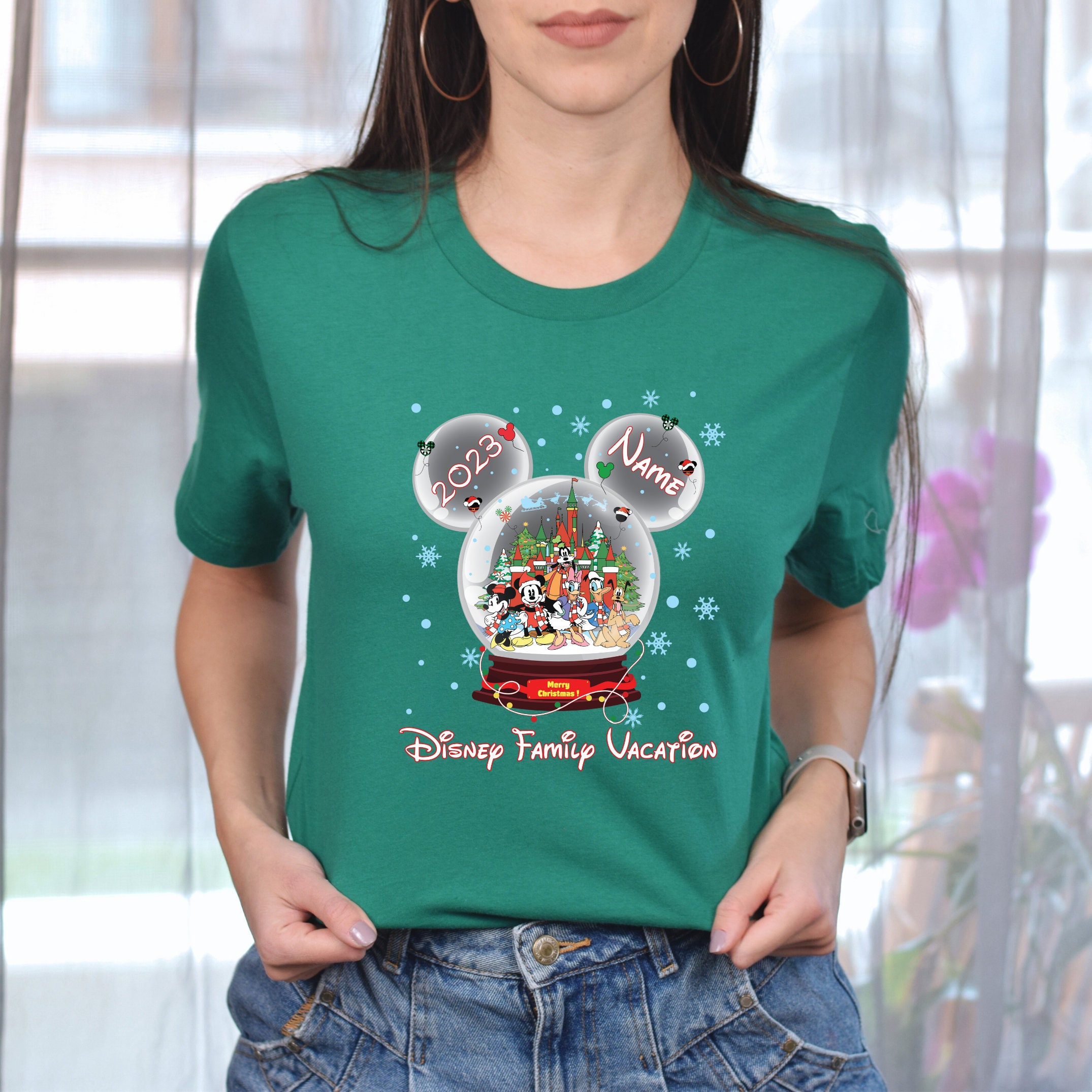 Discover Personalized Name Family Vacation 2023, Family Trip Tour, Christmas Life For Me, Xmas Holiday, Family Matching Outfit, Magical Kingdom Shirt