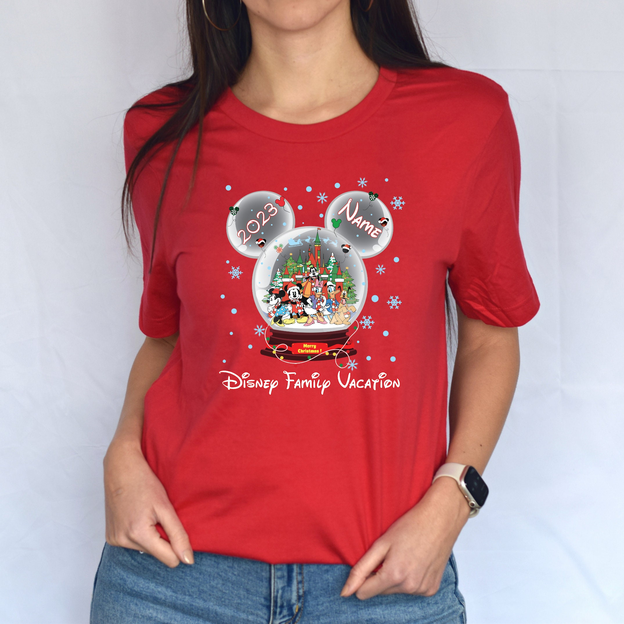 Discover Personalized Name Family Vacation 2023, Family Trip Tour, Christmas Life For Me, Xmas Holiday, Family Matching Outfit, Magical Kingdom Shirt