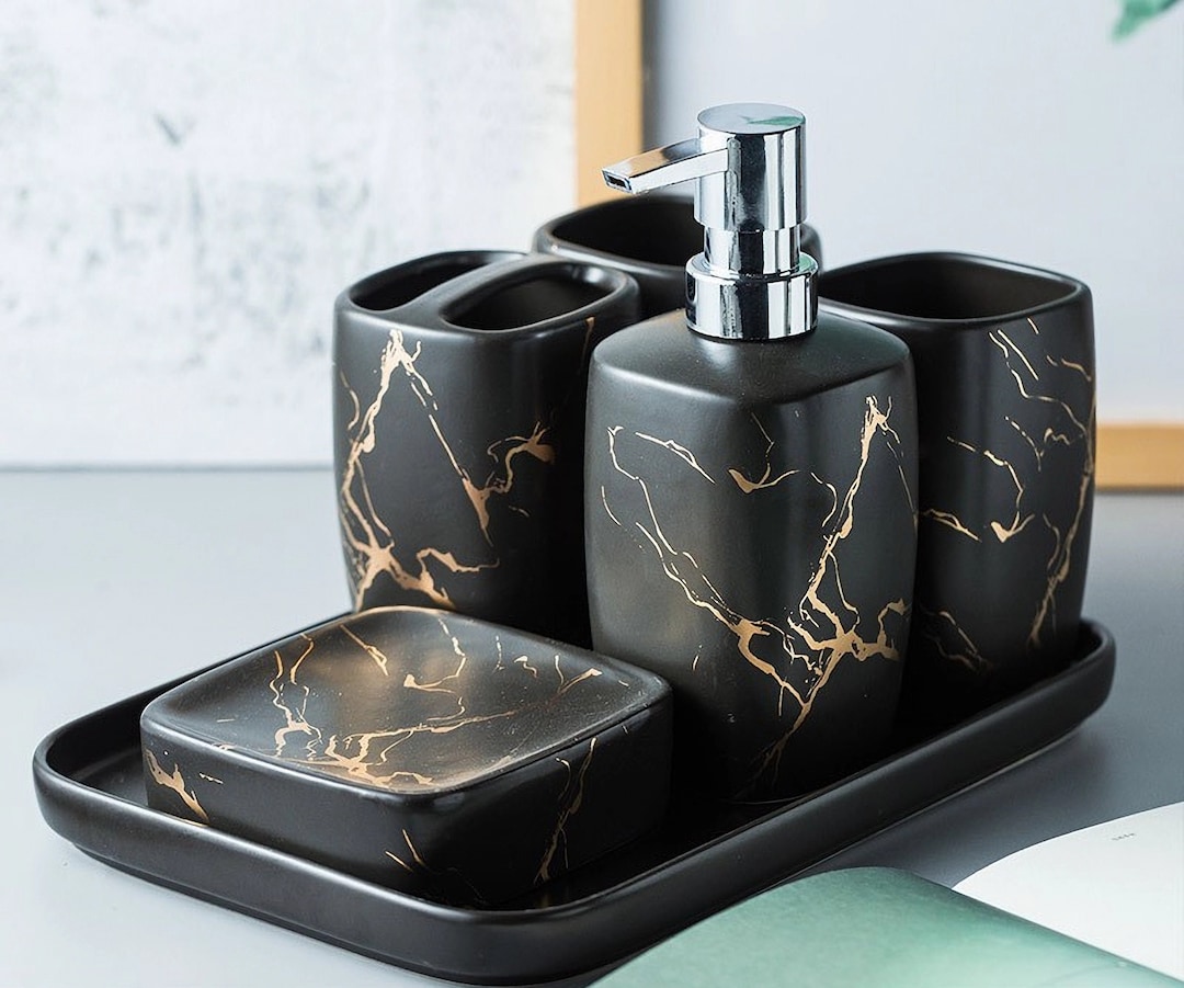 Luxury Bathroom Set Nordic Bathroom Accessories - Etsy