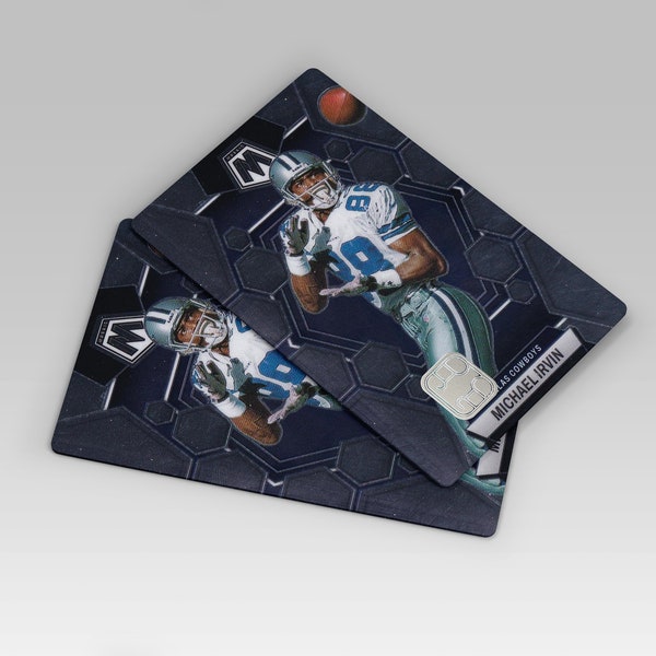 2x Michael Irving Dallas Cowboys Skin for Credit Card | Debit Card Sticker | Travel Card Cover Free Global Shipping