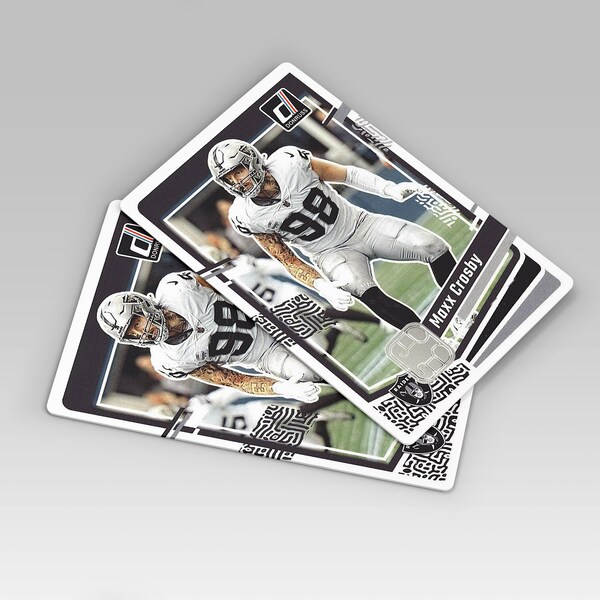 2x Maxx Crosby Las Vegas Raiders Skin for Credit Card | Debit Card Sticker | Travel Card Cover Free Global Shipping