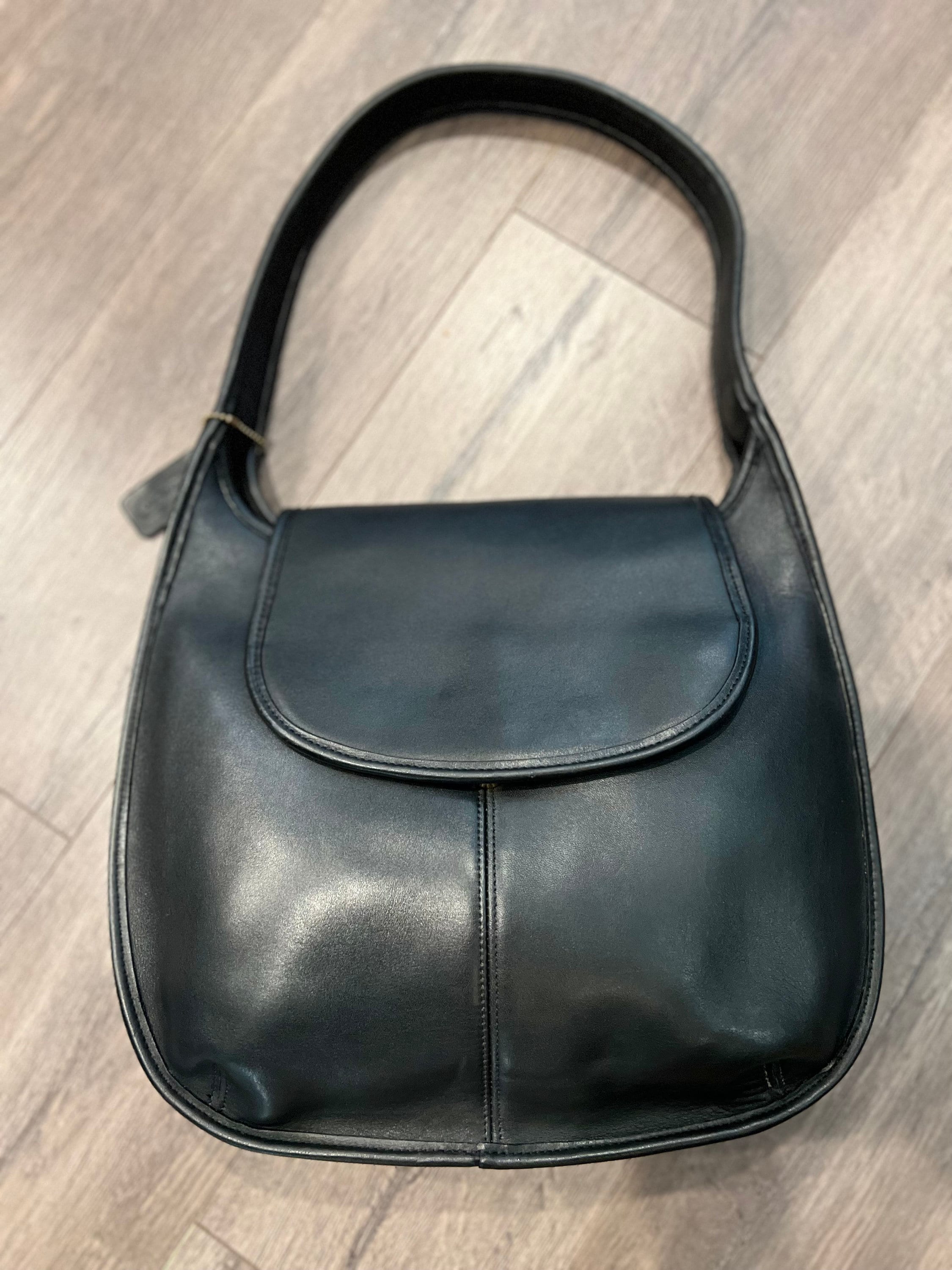 Vintage Coach Large Flap #9029 Shoulder Black Ergo Bag - Etsy Vintage Coach Large Flap #9029 Shoulder Black Ergo Bag - Etsy