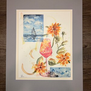 Impressão artística fosca - &quot;O amor com raiva&quot; 8x10 pol.