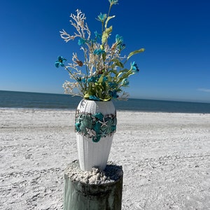 Coastal-inspired Beachy Vase 2 - Etsy