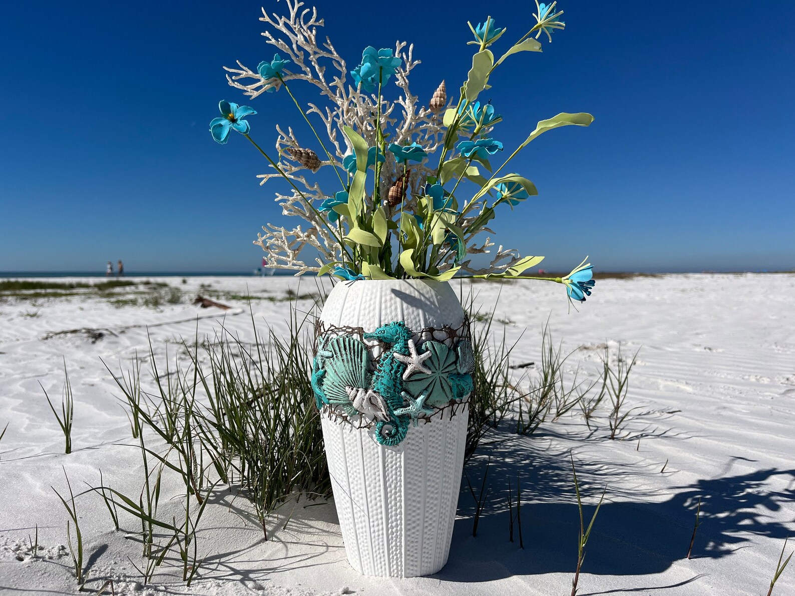 Coastal-inspired Beachy Vase 2 - Etsy