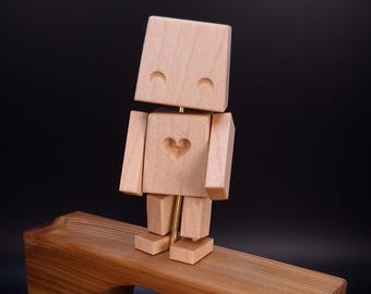 Robot Autómata Bailarín (¡el robot mueve las caderas y la cabeza al girar la manivela!)