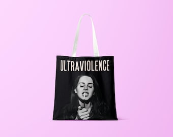 Lana Del Rey Ultraviolence Tote Bag: Durable Polyester, Music Fan Accessory