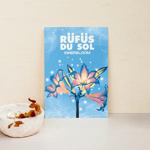 Rufus Du Sol Vertical Poster, Matte Wall Decor for Music Lovers, Innerbloom America 2025, Rufus Du Sol Band Poster, Bloom Poster