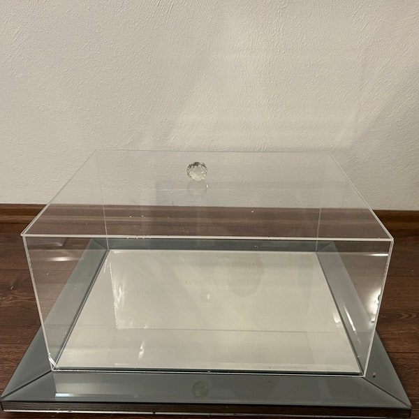 Ceyiz Sandik  Geschenkbox Plexiglas Box Silber  40x30 Dhl Versand