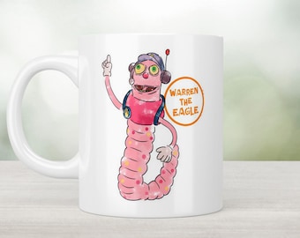 Warren the Eagle Mug – DHMIS Merch, Brain Friends Coffee Cup