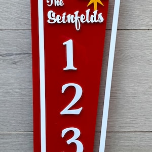 Mid Century Modern &quot;R2&quot; Address Sign