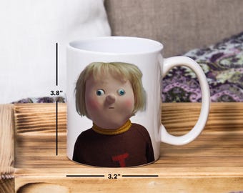 Don't Hug Me I'm Scared Mug: Lily & Todney Ceramic Coffee Cup
