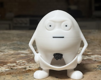 Tim Robinson Egg Figurine: ITYSL Inspired Funny Desk Decor