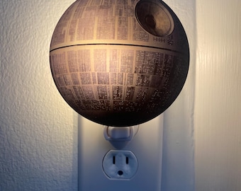 Death Star Night Light – Star Wars LED Galaxy Decor