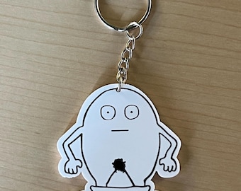 I Think You Should Leave Keychain: Funny Egg Sketch, Tim Robinson Merch