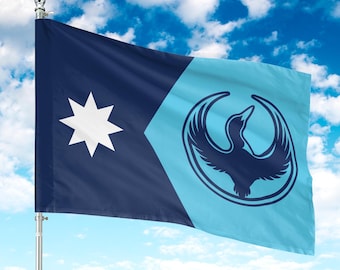 Minnesota Rebel Alliance Loon Bird Flag, Protest House Flag, Anti ICE Ice Out of Minnesota, Minnesota Rebel Alliance Flag, Resistance Flag