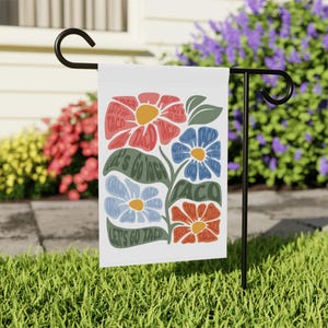 Floral Let's Go Taco Flag, Trump Always Chicken Out Flag, Anti-Trump Garden Flag, Political Flag, Resistance Gift, Protest Sign, Anti Maga