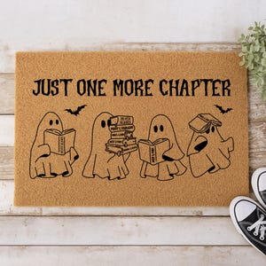 Unwelcome Horror Movie Doormat, Scary Movie Characters Welcome Mat, Halloween Porch Rug, Spooky Doormat, Spooky Season Front Porch Coir Rug