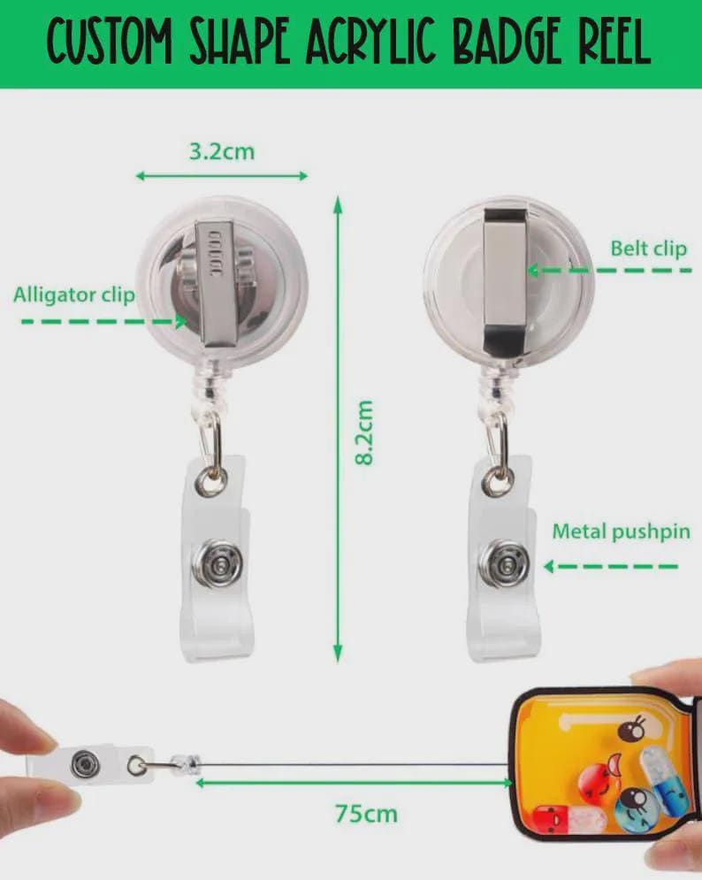 NICU Nurse Christmas Badge Reel, Professional Baby Wrapper Badge Holder ...