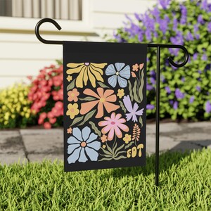 Subtle F*ck Trump Flowers Garden Flag, F*ck Trump Yard Banner, FDT Subtle Anti Trump Yard Sign, Democrat Gift, FDT Yard Sign, Resist Fascism