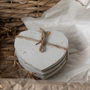 Cement Heart Coasters image 9