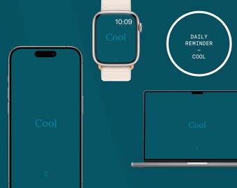 MOODS Wallpaper - Motivación &quot;Cool&quot; para iPhone/Smartphone, Computadora y Apple Watch