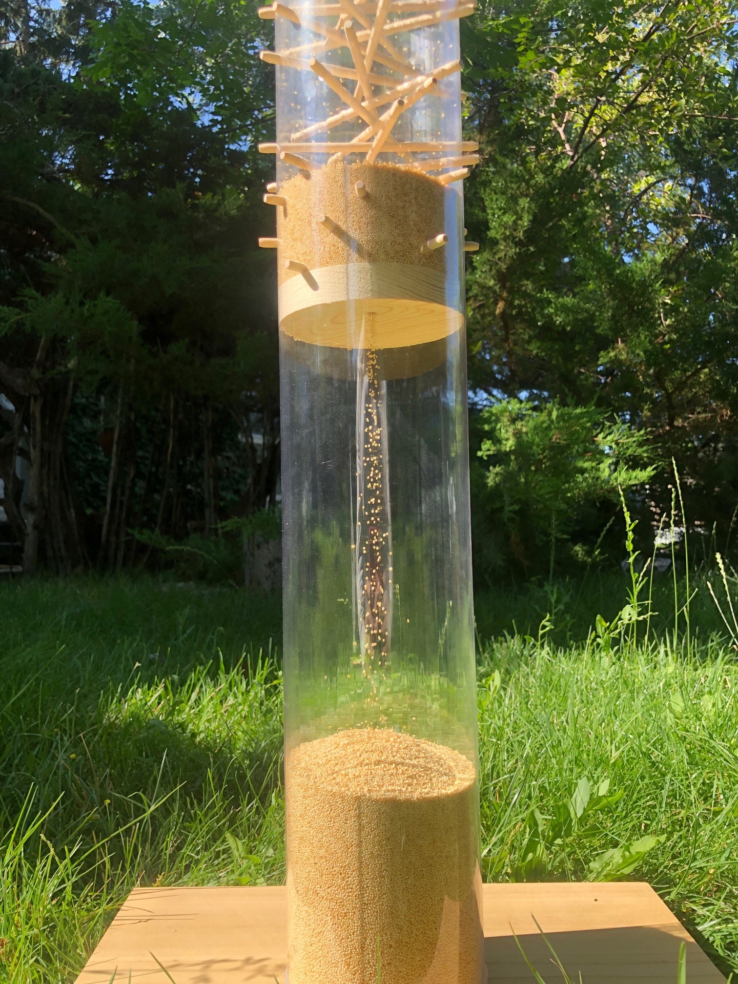 Rainspire 2025 Minute Rainstick TRINITY SPIRAL Golden Ratio Fibonacci