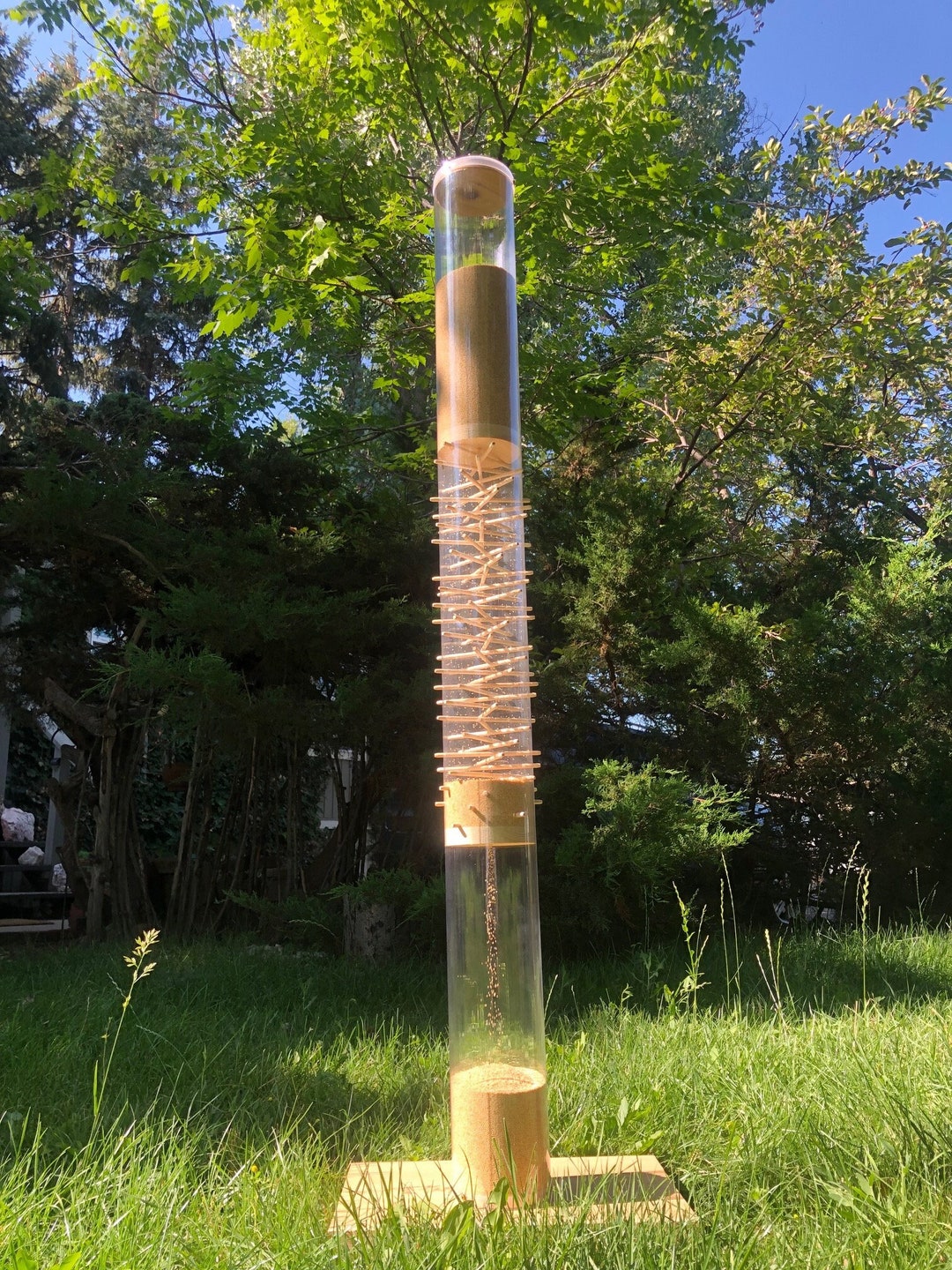 Rainspire 2025 Minute Rainstick TRINITY SPIRAL Golden Ratio Fibonacci