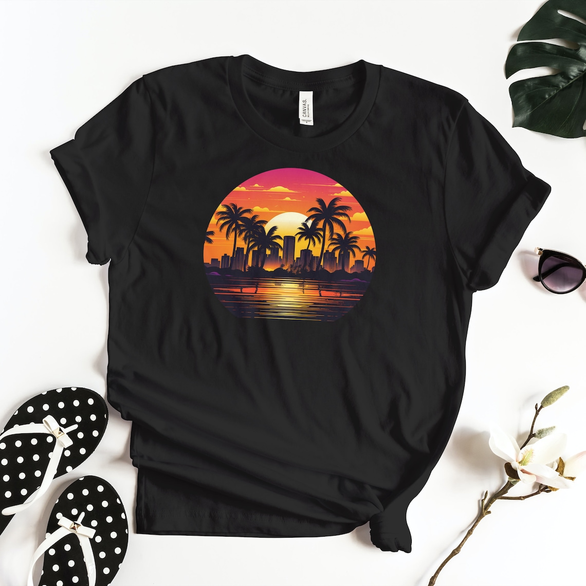 Miami Beach PNG, Vacation T-shirt Design PNG, Files for Sublimation ...
