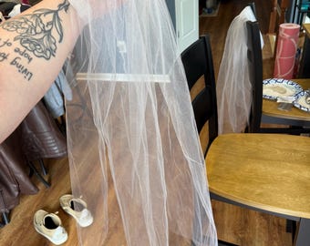 Simple Style Fingertip Veil