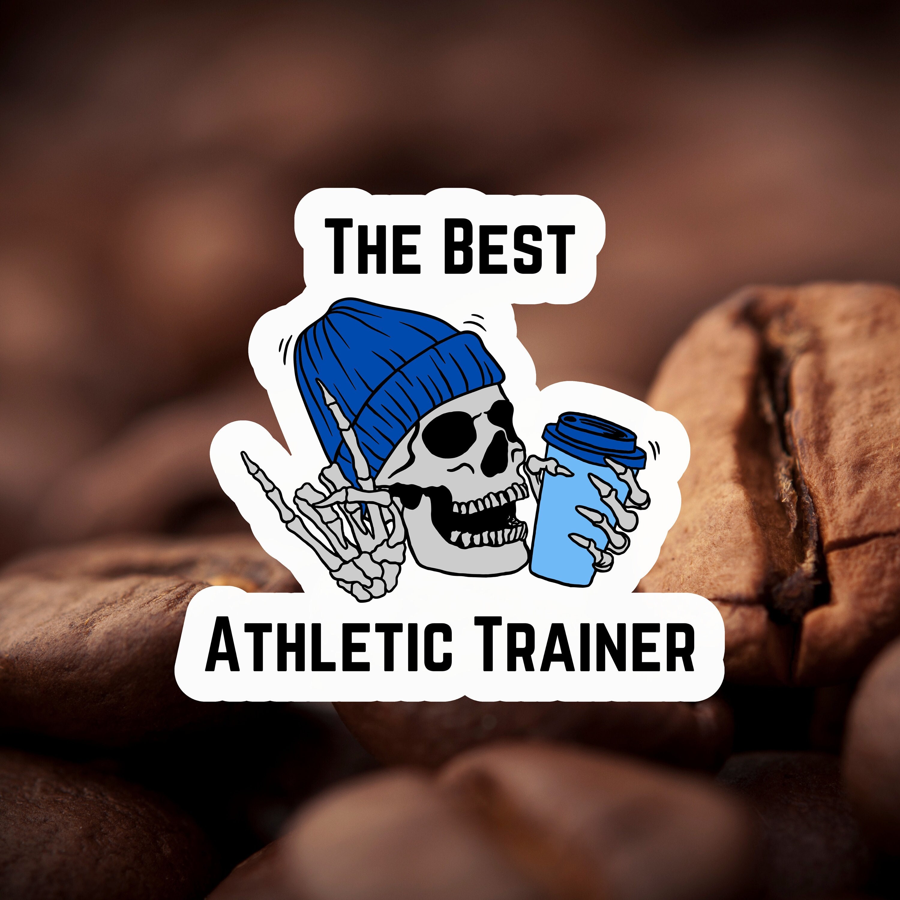 The Best AT, Diecut Stickers,athletic Trainer Gifts, Athletic Training