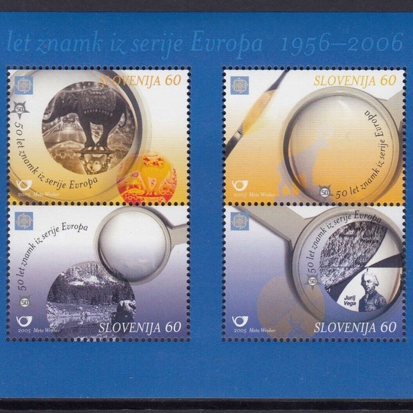 Slowenien Slovenija 2005 Europa Philatelie Mini-Block MUH Mint