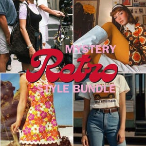 Mystery Retro Style Bundle | Thrifted style box | 60s, 70s, 80s, 90s