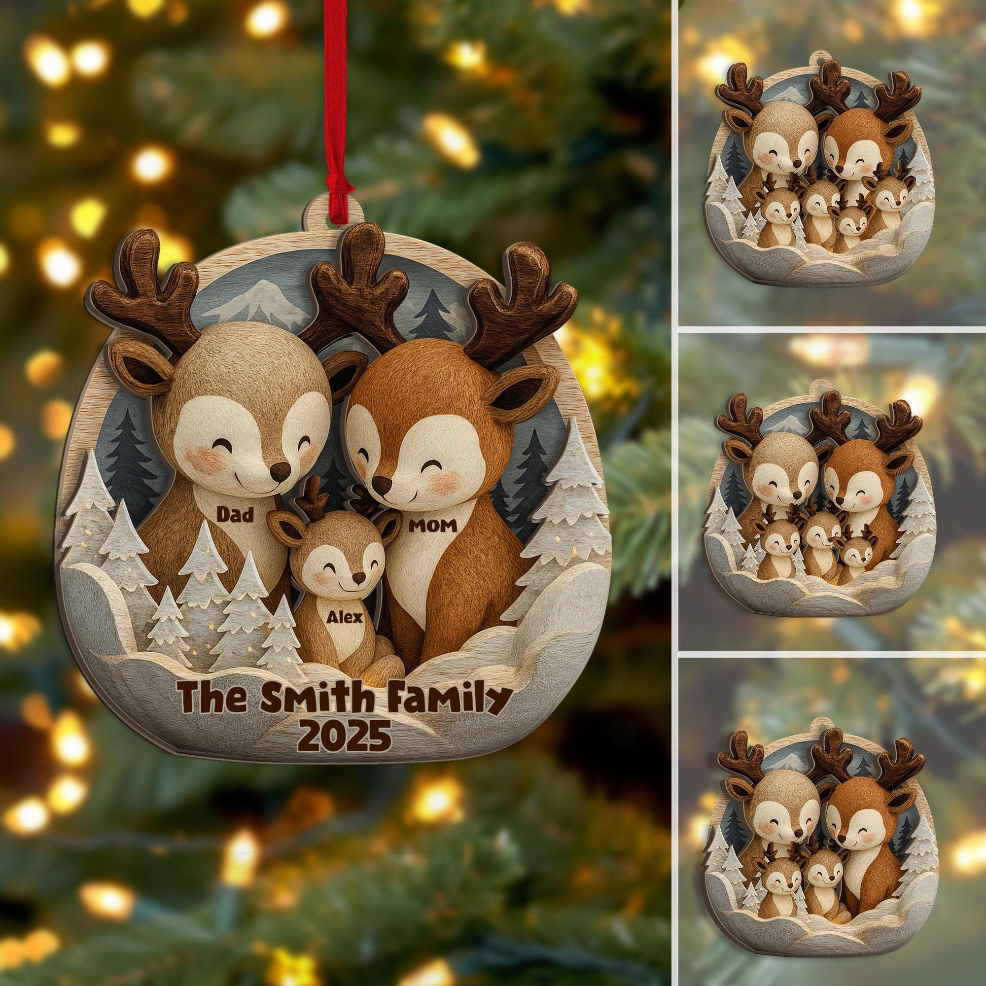 Woodland Christmas Decorations - Etsy