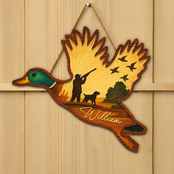 Custom Wooden Sign With Duck Welcome Signs – Tootie Bug's Boutique