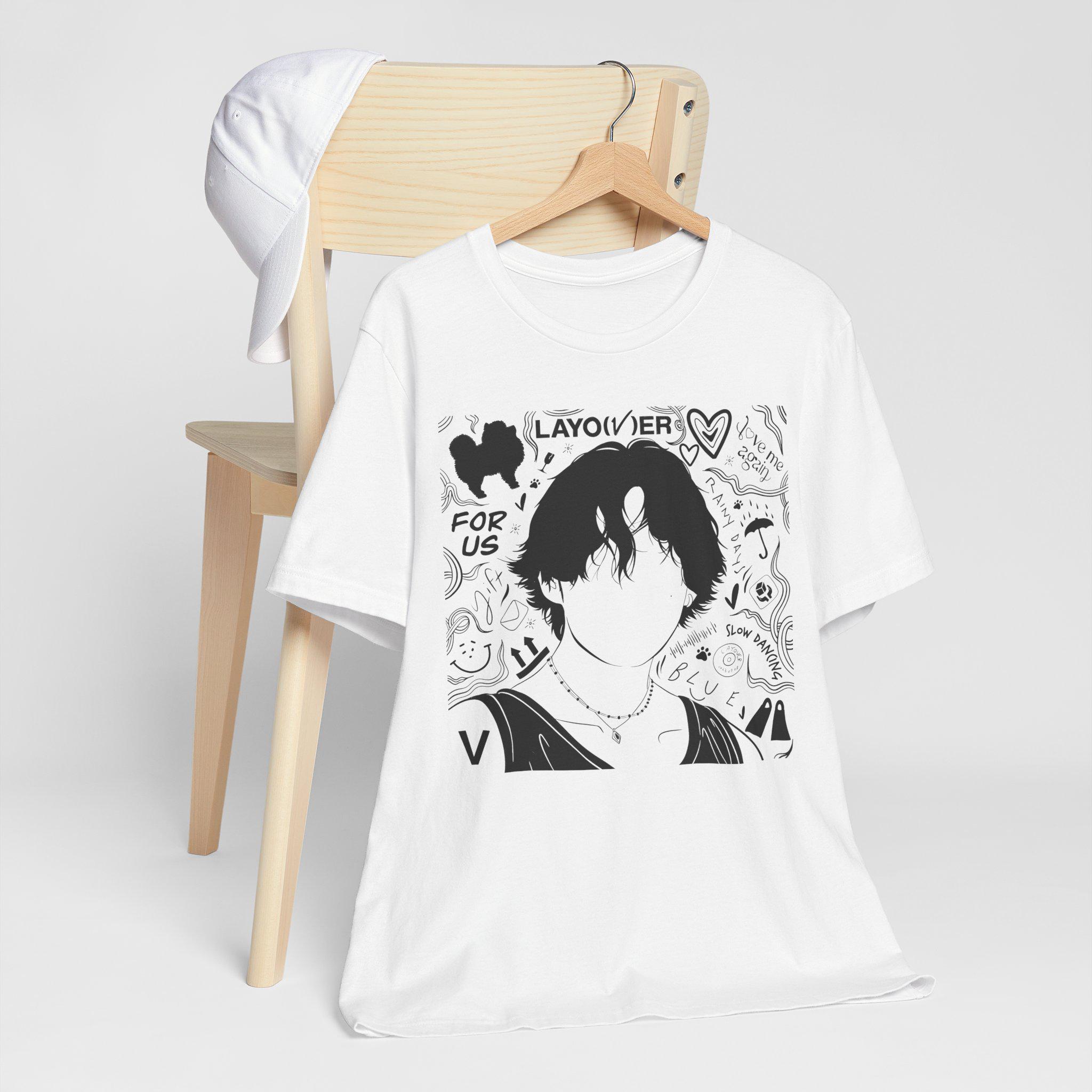 BTS Official V Taehyung Layover Yeontan Oversized T-shirt