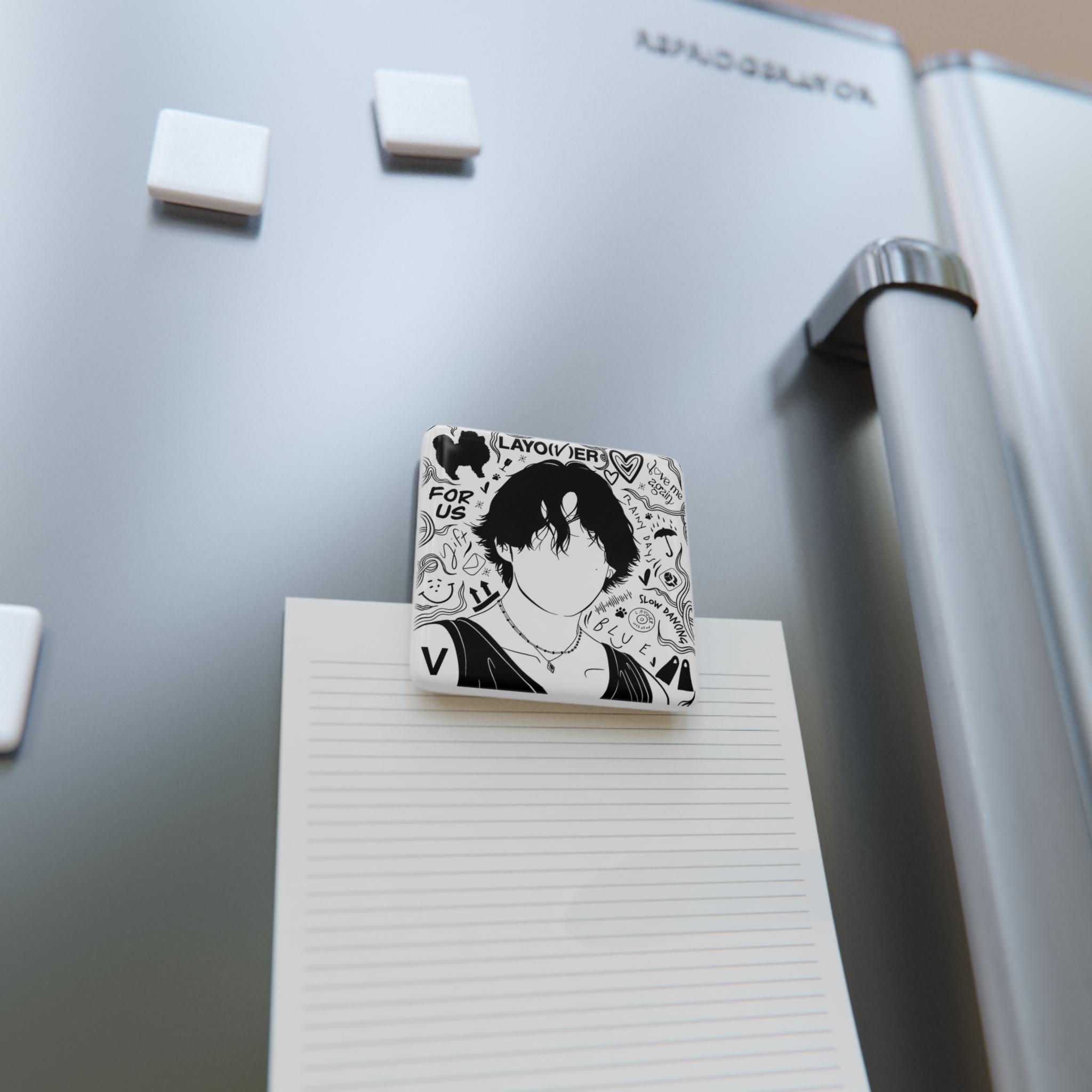 Layover Album Inspired Magnet, V, Taehyung, BTS Gifts and