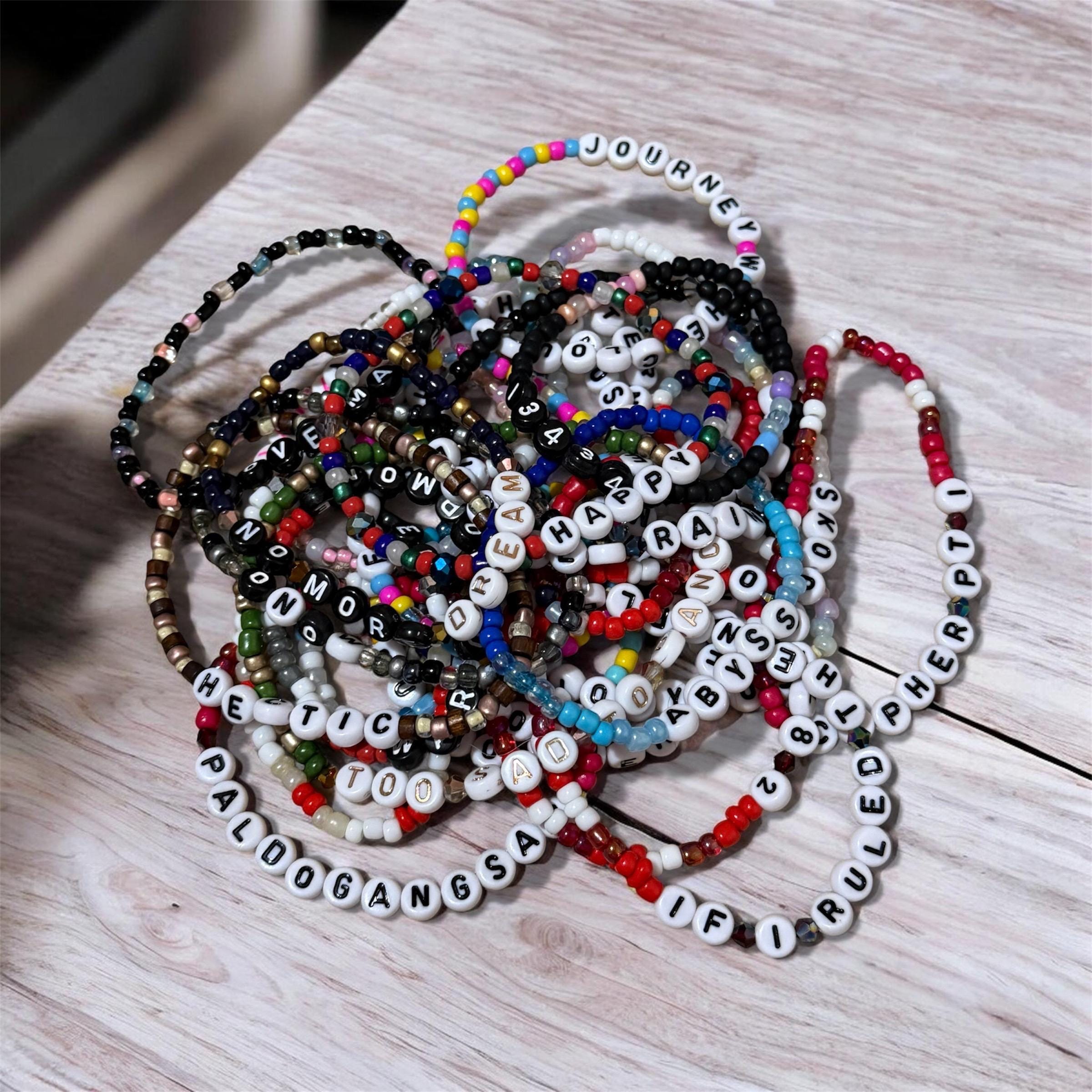 BTS Concert Freebies Bundle Beaded Bracelets - BTS Accessories and