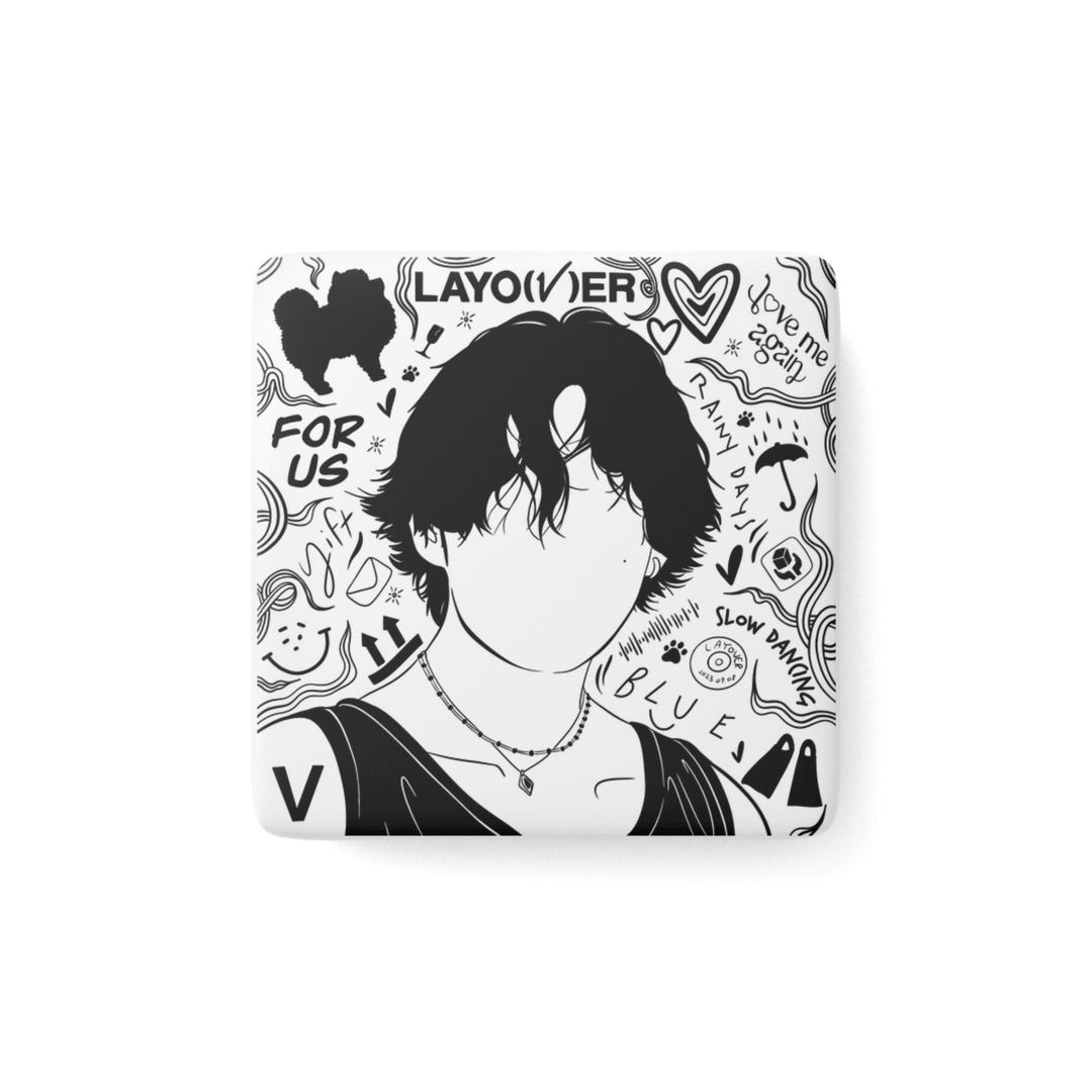 Layover Album Inspired Magnet, V, Taehyung, BTS Gifts and