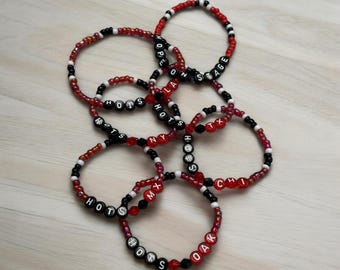 Jack in the box album - JHope themed beaded bracelets - BTS accessories and jewelry